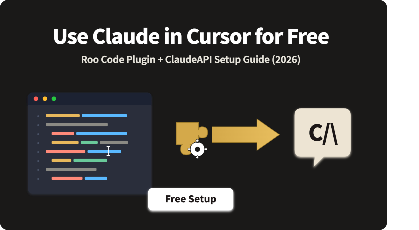 Use Claude in Cursor for Free: Roo Code Plugin + ClaudeAPI Setup Guide (2026)