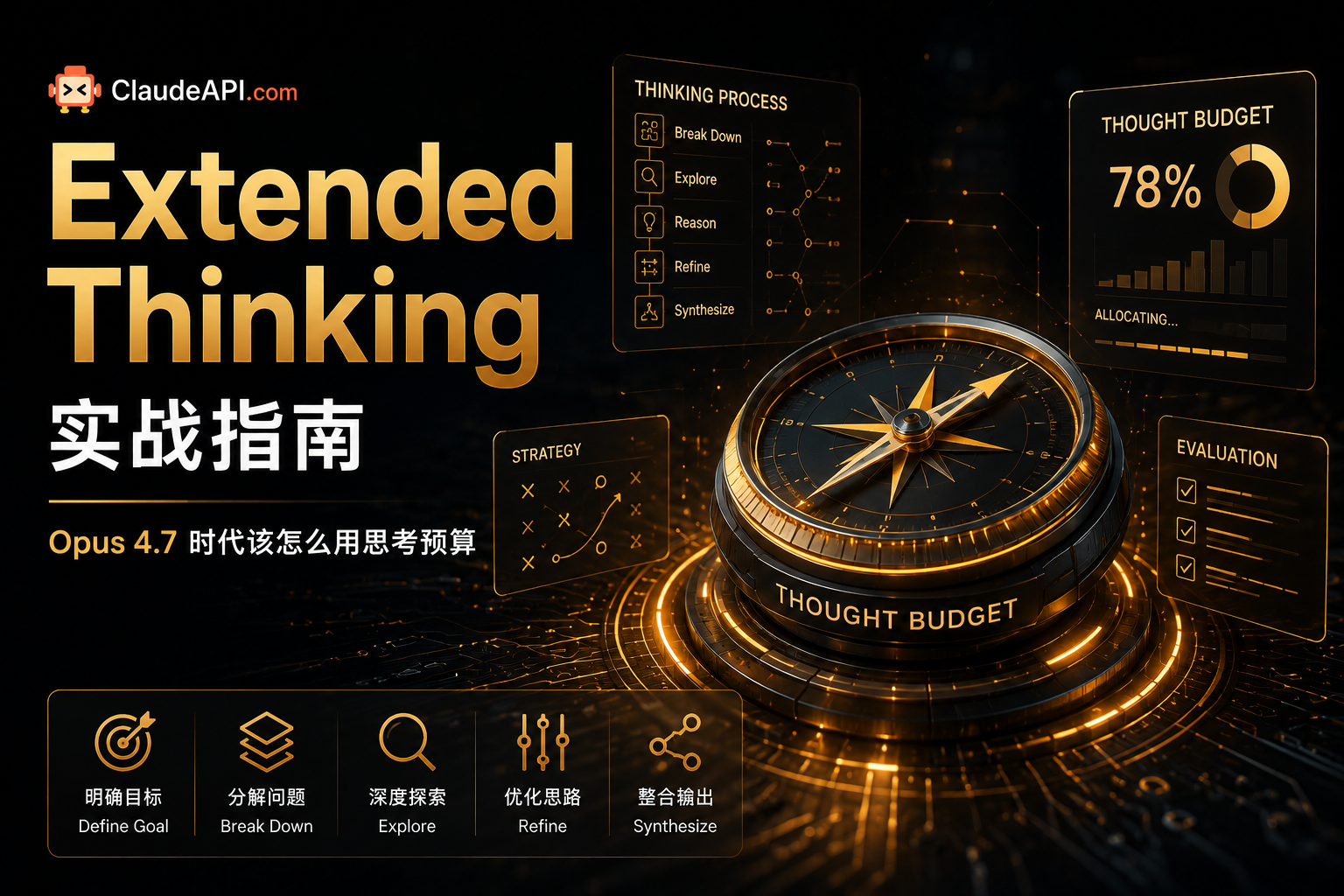 Extended Thinking 实战指南：Opus 4.7 时代该怎么用思考预算（含 adaptive 与 effort 完整代码）