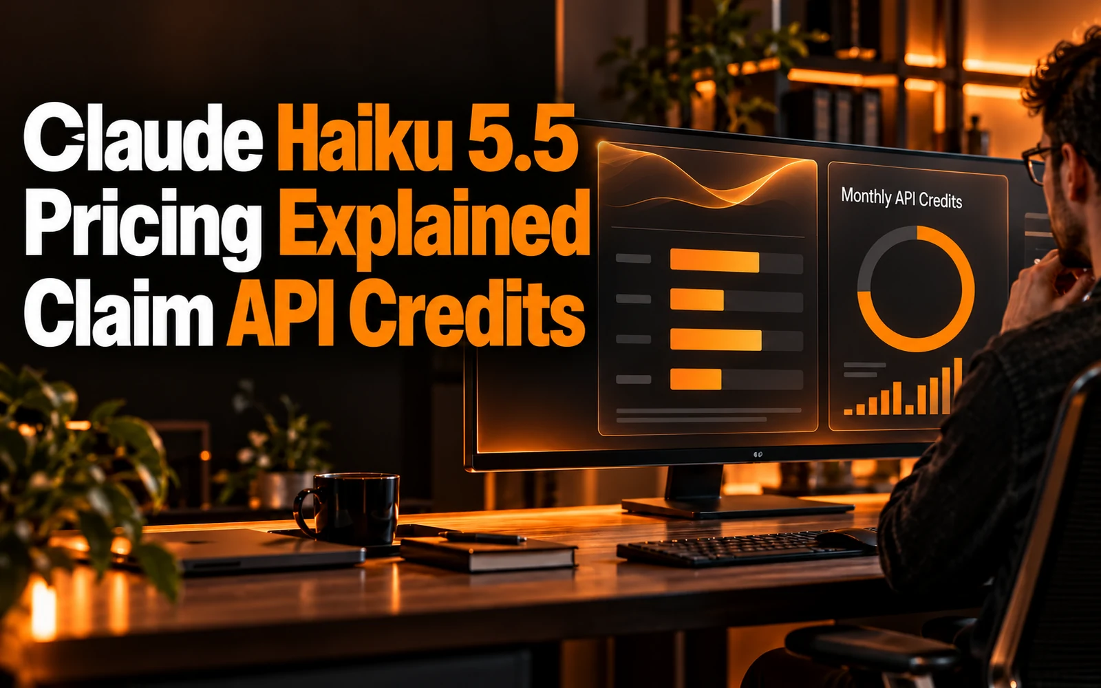 Claude Haiku 5.5 pricing dashboard showing model cost and monthly API credits