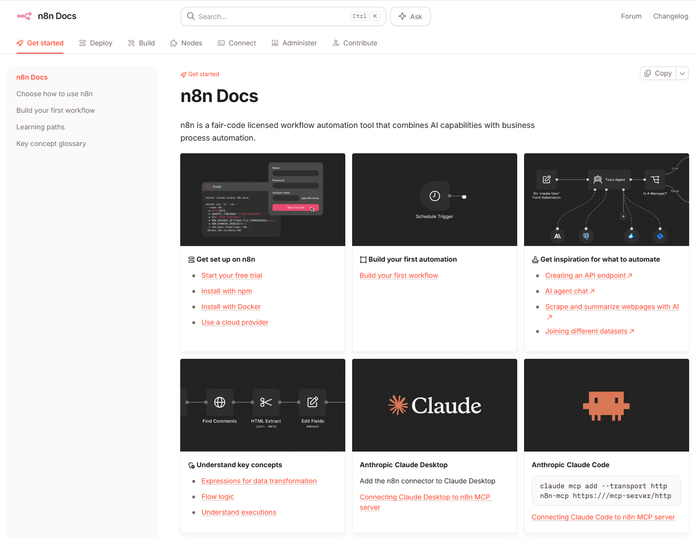 n8n Claude API workflow example