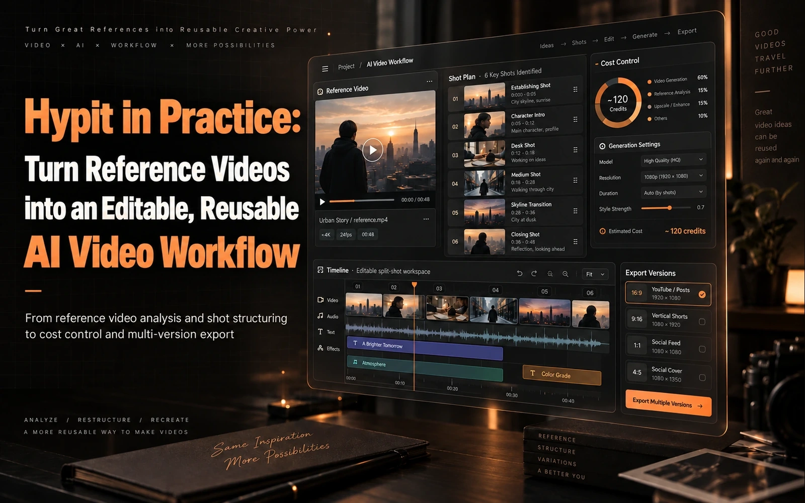 Hypit in Practice: Turn Reference Videos into an Editable, Reusable AI Video Workflow