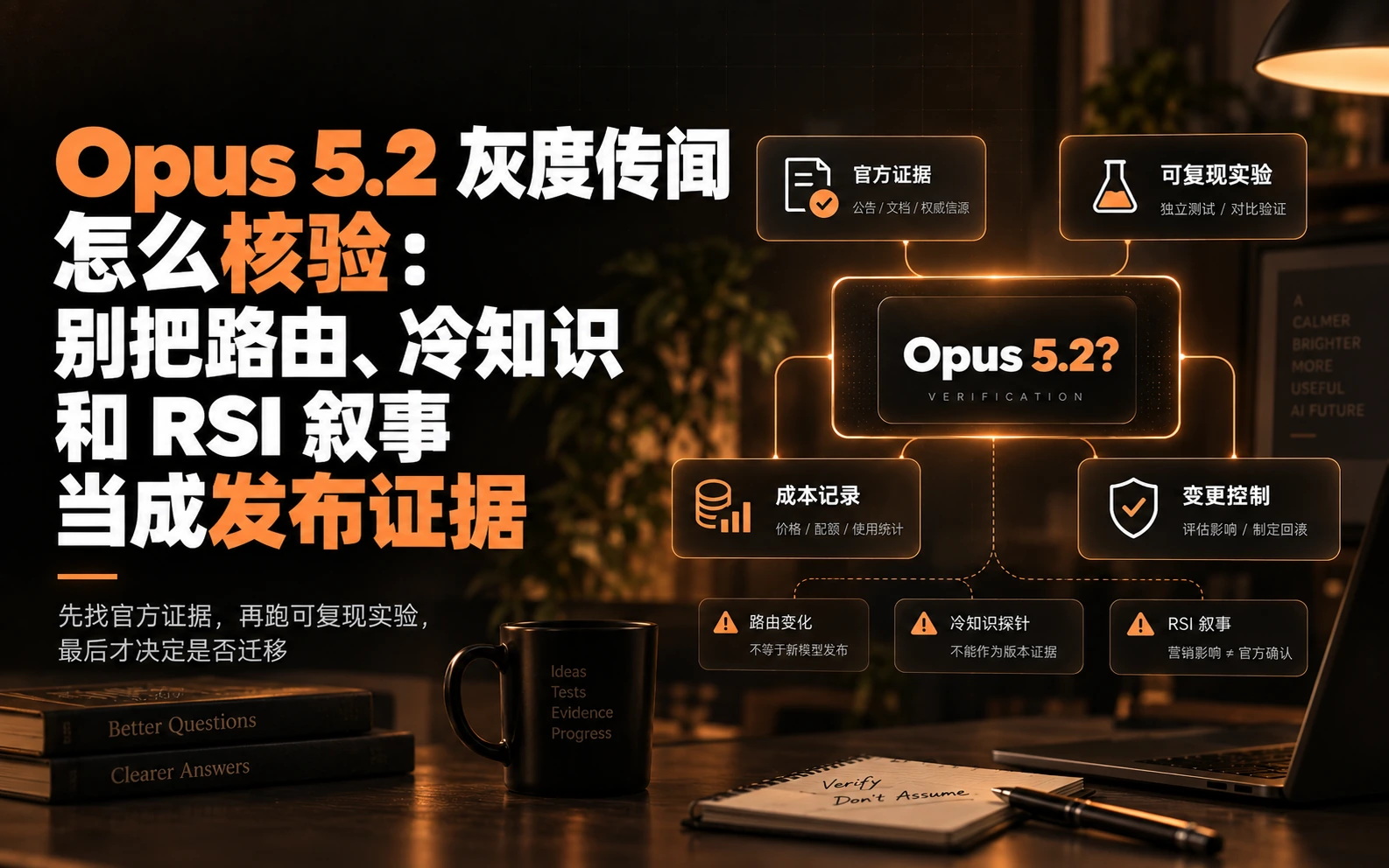 Opus 5.2 灰度传闻核验流程：官方证据、可复现实验、成本记录与变更控制